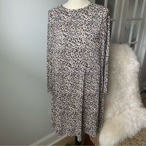 Sam Edelman Leopard Printed Shift Dress